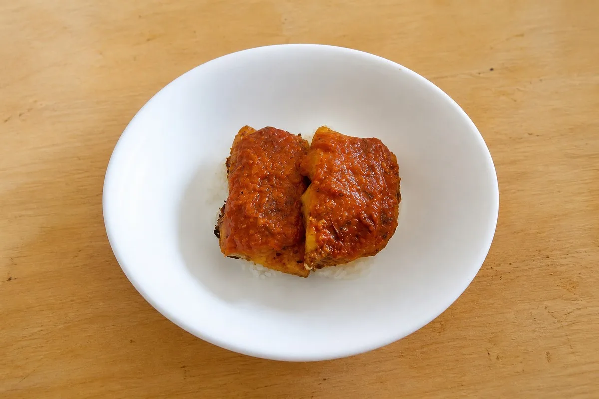 Indonesian Smashed Fried Fish with Sambal