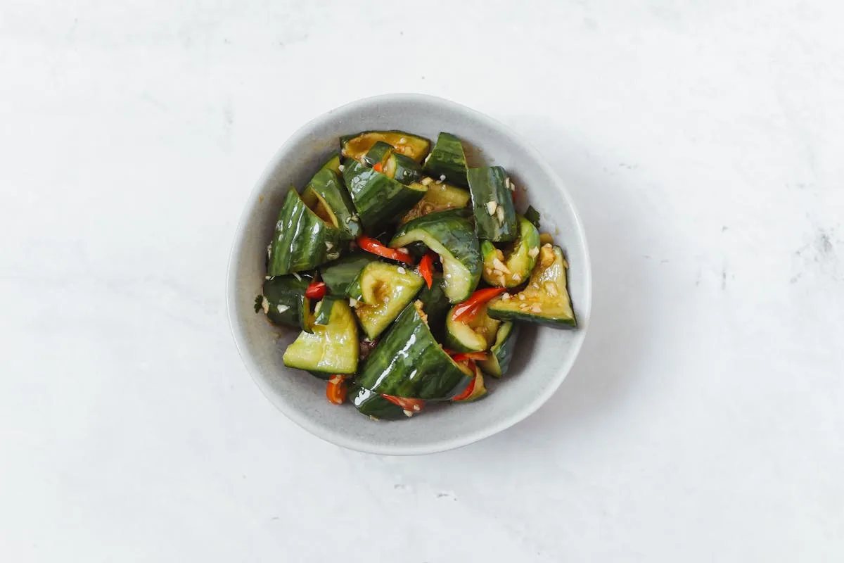 Smashed Cucumber Salad